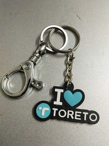&#34; I 💙 Toreto Keychain With a Hook Keyring