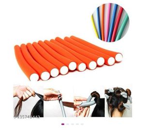 GLAMOUROUI self holding Hair Curling Flexi rods Ha