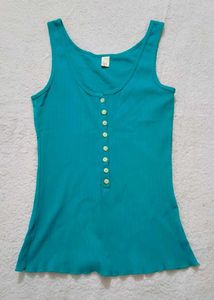 (Comment To Get It Cheaper)Teal Tank Top