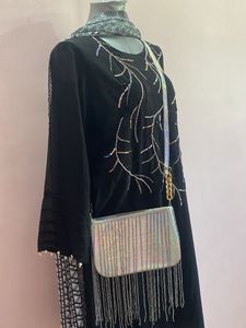 Black Embellished Party Set