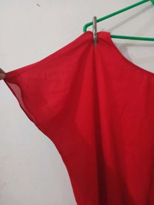 cute partywear stylish Red  Top