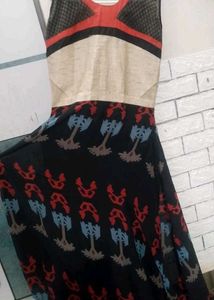 Stylish Women&#39;s Ethnic Kurta - Multi-color Design