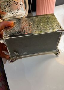 Silver Metal Box/jewellery box with sound