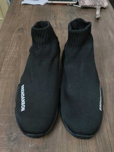 Brendanbon Men High Ankle Socks Style Sneakers