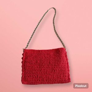 Mini Bubble Bag With Chain Strap