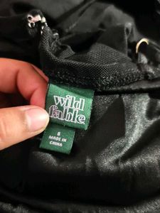 I. Black Bodycon Mini Dress