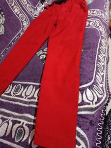 Red Casual Pants