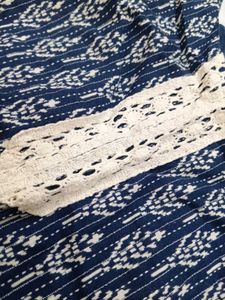 Boho Blue Print Short Kurti