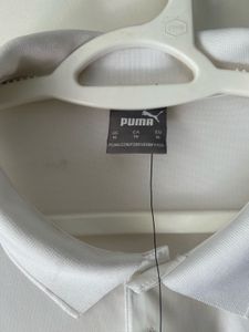 Puma White Polo Shirt XL new for gym