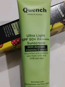 Quench Ultra Light Spf 50+Pa++++  Sunscreen
