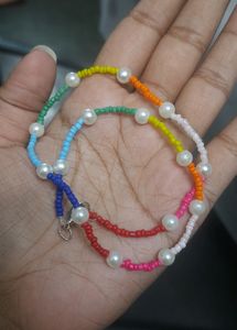 Rainbow Seed Besads Necklace