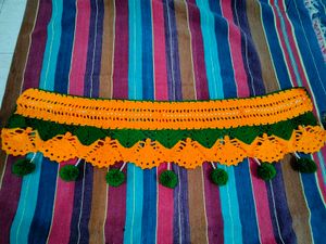 Handmade Crocheted Door Thoran And Thalipose