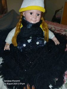 Sparkly Black Partywear Baby Girl Dress