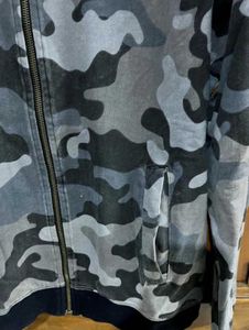 CAMOUFLAGE GREY BOMBER JACKET S