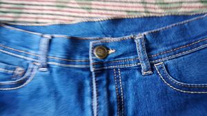 Denim Roll Cuff Shorts