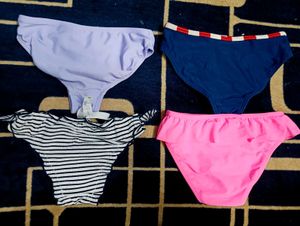 XXxS pack of 4 kids Swim Bikini Bottoms