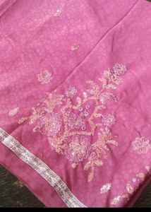 🥰Never Worn Embroidery Work Saree🥰