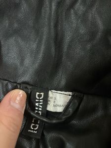 H&M Divided Leather Jacket With Size S