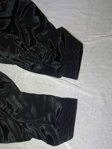 black silk patyala salwar kameez set