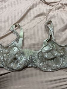 Floral Embroidered Bra