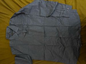 pure cotton shirt navy blue