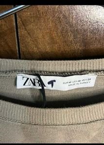 Zara Cutout Long Sleeve Top