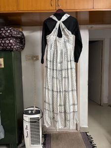 🆕 Patterned Maxi Dress suit