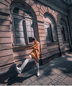 Blue Saint Highly Distressed Jeans In Grey