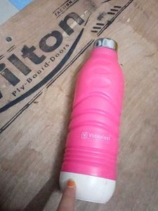 Vidaplast Pink Water Bottle Milton From Inside