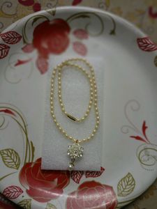Handmade Pearl Necklace With Cute Pendant..♥️