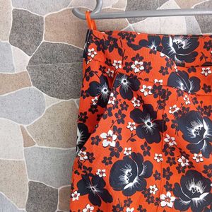 Floral Print Pants