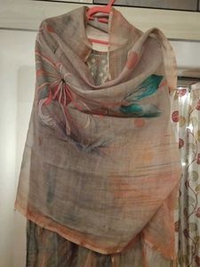 Hand Paint Cotton Suit 3pc