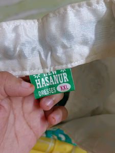 Beautiful White And Sea Green Anarkali