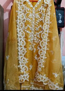 Original Mustard Pakistani Kurta Set 💛