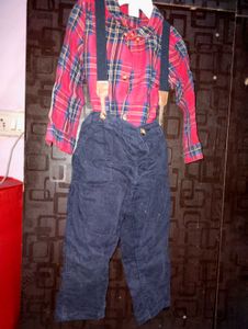 Shirt And Pant Suspenders Set