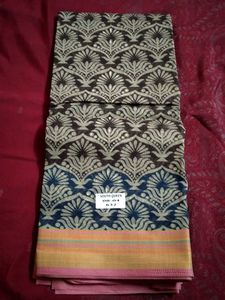 South Queen Block Print Saree