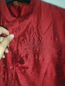 Anarkali Kurta With Churidar Sleeves