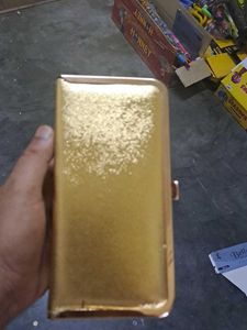 Elegant Gold Clutch