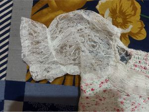 Floral LACE CORSET Top