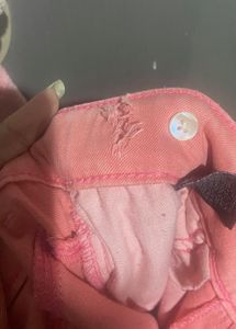 Salmon pink pants/jeans