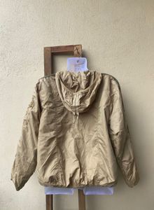 windbreaker brown jacket