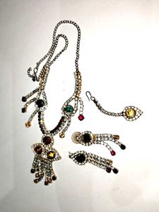 Vintage Rhinestone Jewelry Set