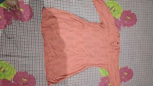 Peach color kurta
