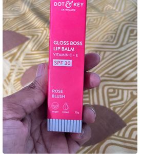 Combo Of Dermaco Lip Balm And Dot N Key Rose Blush Lip Balm