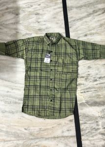 Green Check Shirt New
