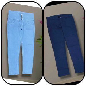 Ladies Regular Fit Jeans Bundle 2 Jean Combo