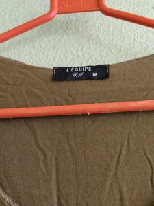 olive Casual T-Shirt