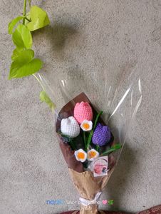 Crochret Tulips Bouquet 🌷