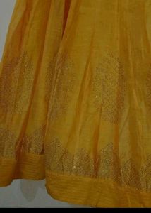 Elegant Yellow Ethnic Gown