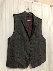 John Varvatos U.S.A Black Waistcoat